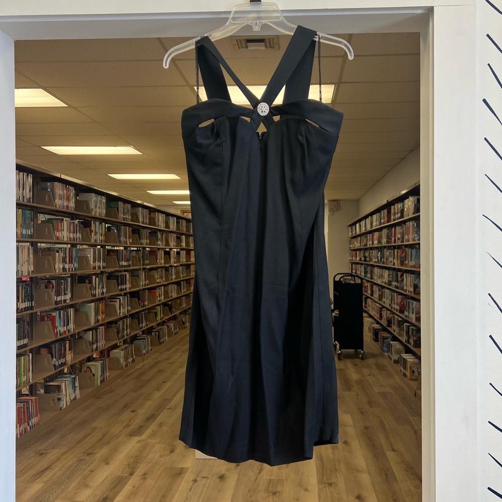 Black cocktail dress size 10-12 SUSAN ROSELLI